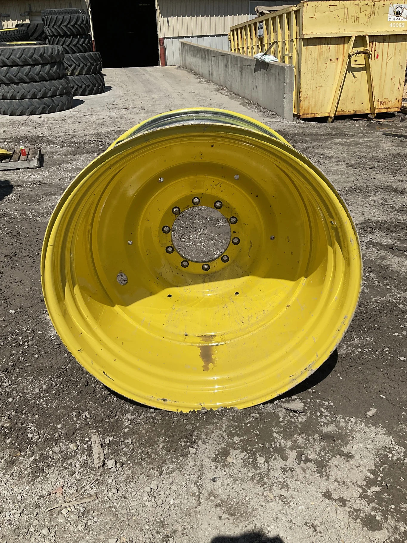 Used 20 x 42 10-13.19-11.07 22"BS Titan Yellow Dual image 2