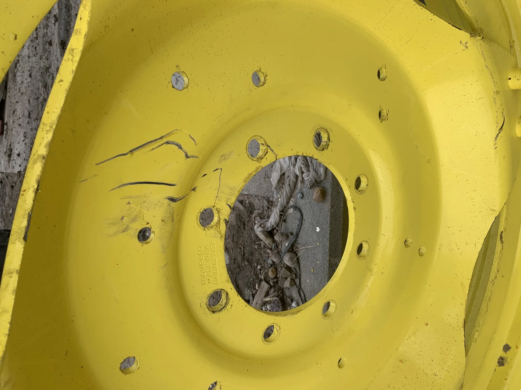 Used 10 X 42 JD Yellow Stub Disc w/ 8-10.75-8.75 Disc (Scratches) image 2