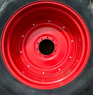 Used 16 X 42 10 Bolt Rail No Disc Wheel Fendt Red