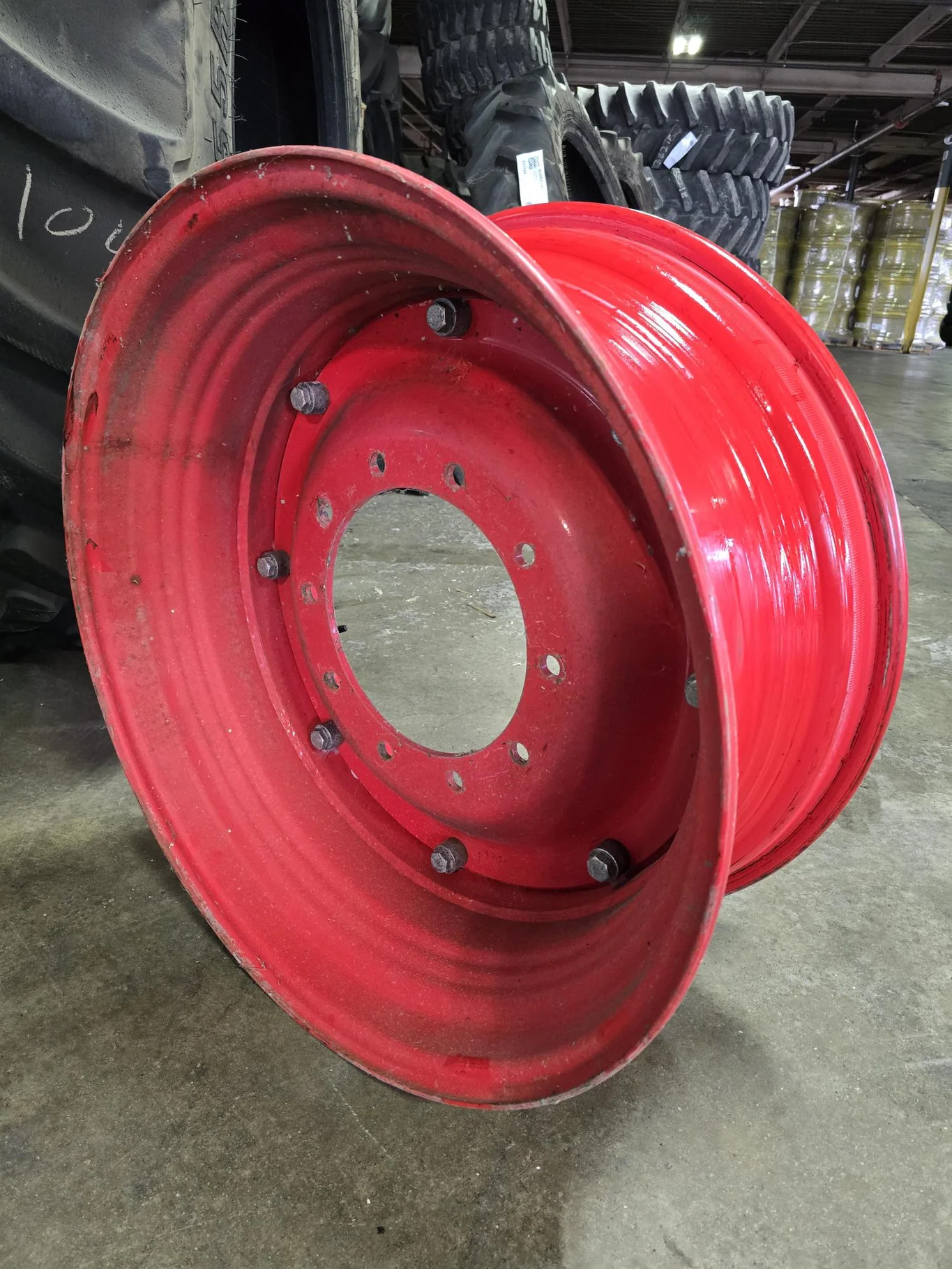 Take-Off 13 x 30 10-13.19-11.07 Fendt Red Rail Wheel & Disc image 5