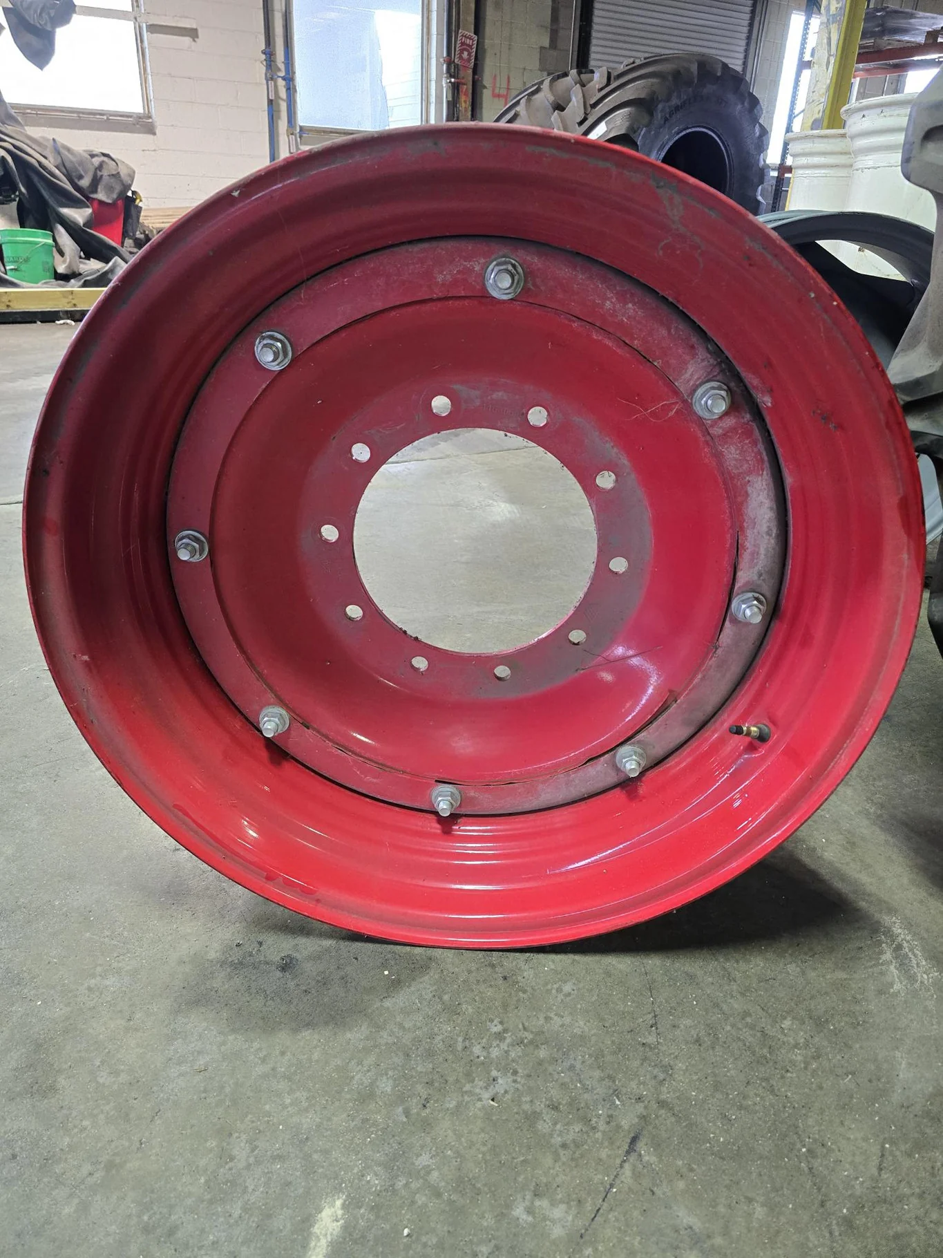 Take-Off 13 x 30 10-13.19-11.07 Fendt Red Rail Wheel & Disc image 6