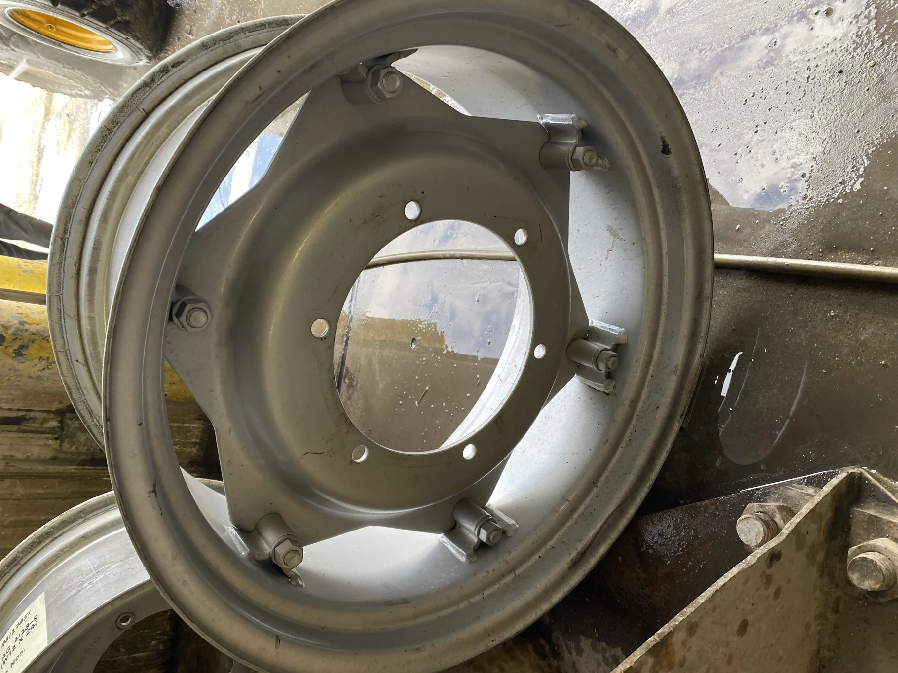 Used 12 X 24 CIH Silver 6 Loop Wheel Good Condition