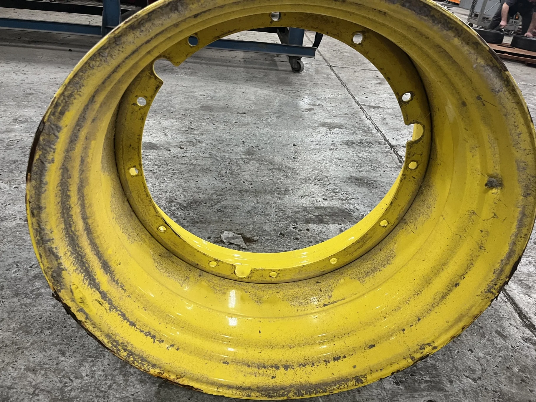 Used 23 x 38 12-32.047-30.078-2.81 (.937) Yellow Wheel