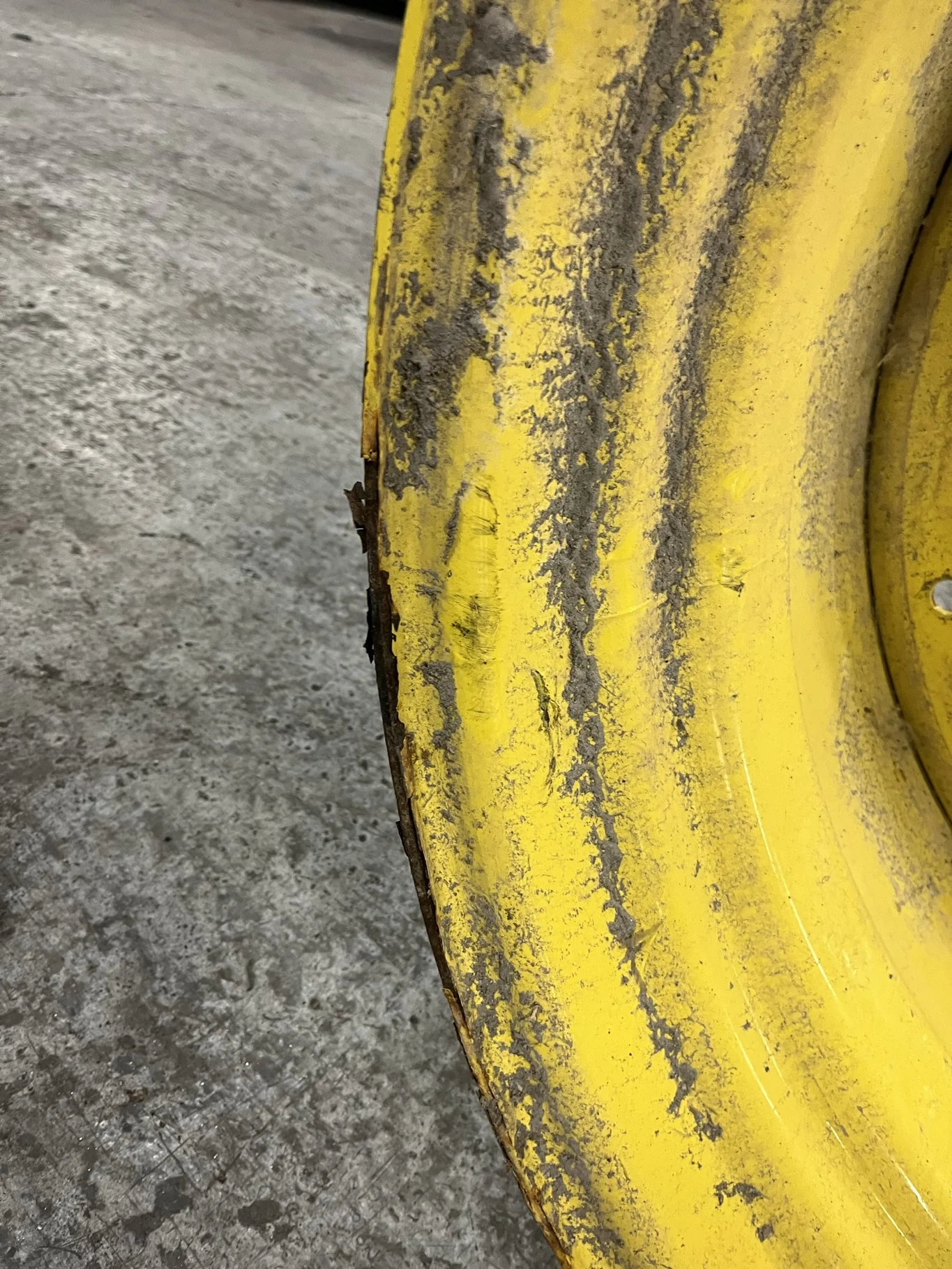 Used 23 x 38 12-32.047-30.078-2.81 (.937) Yellow Wheel image 2