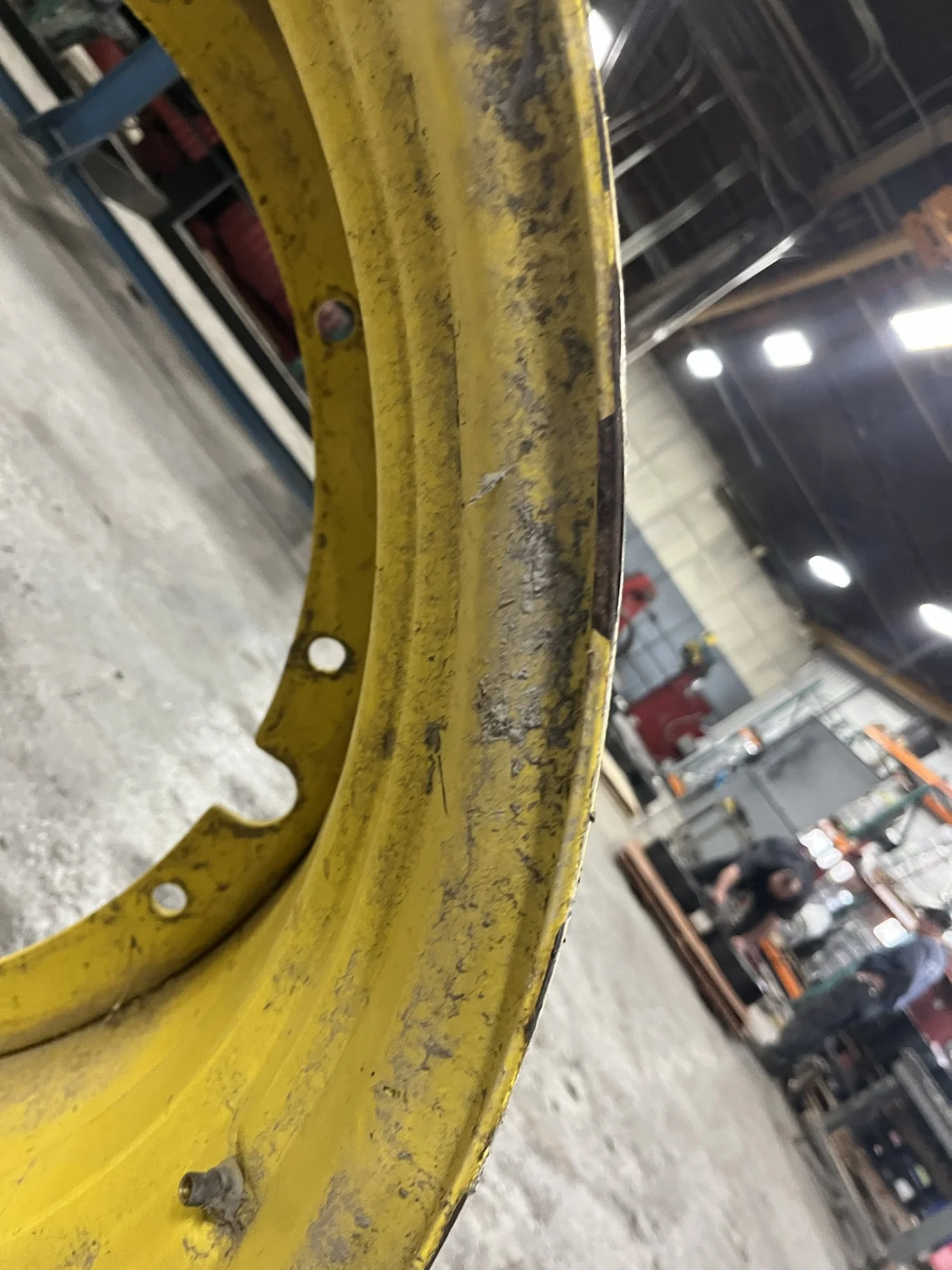Used 23 x 38 12-32.047-30.078-2.81 (.937) Yellow Wheel image 3