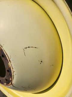 Used 18 x 42 10-13-11 (Outside) Dolly Dual Yellow Wheel image 4