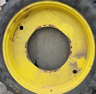 Used 10 x 50 12-29.25-2.75 OUT Yellow Waffle Wheel
