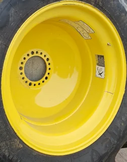 USED 18 X 42 20-13.187-10.5-15.00 (OUTSIDE) DOLLY DUAL YELLOW WHEEL image 3