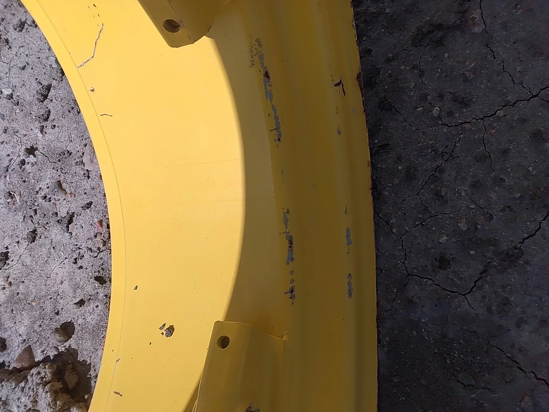 Used 10 X 24 John Deere Yellow GKN Style Rim image 8
