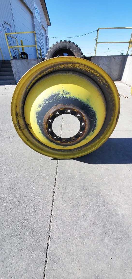 Used 16 X 42 10-13.187 (23mm) Dolly Dual JD Yellow Wheel image 2