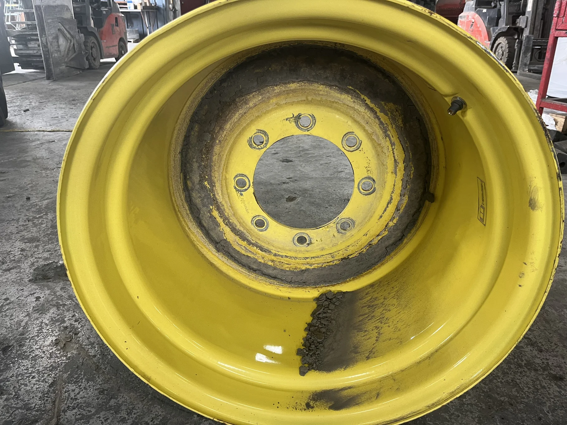 Take-Off 25 X 26 8-10.827-8.725 Rear Combine Yellow Wheel image 2