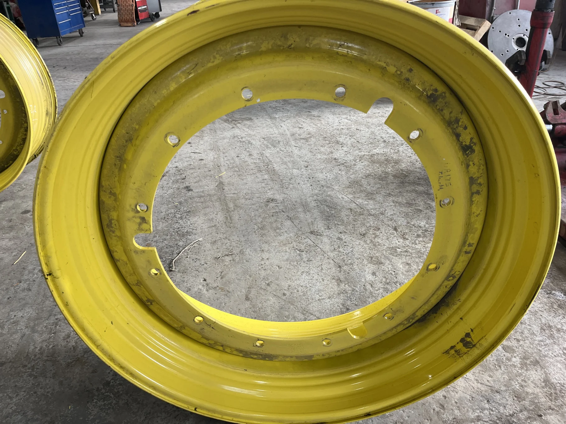 Take-Off 16 X 46 12-32.047-30.078 Rim & Rail Yellow Wheel image 2