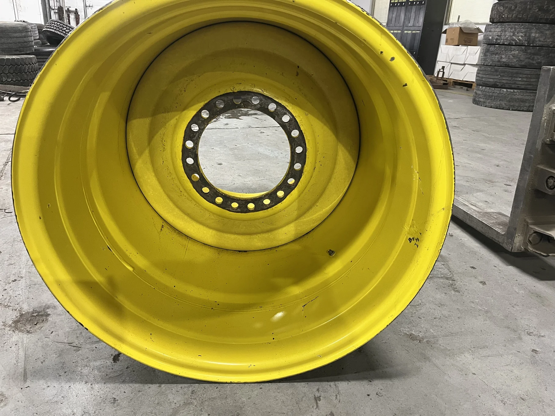 Used 44 X 32 20-13.19-11.07 3 Piece Yellow Wheel