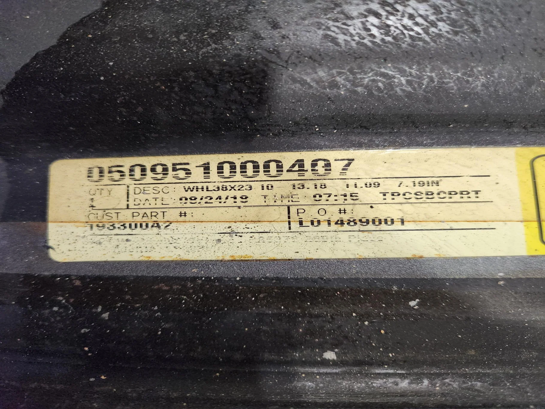 Used 23 x 38 10-13.18-11.09 Case Silver Wheel image 4