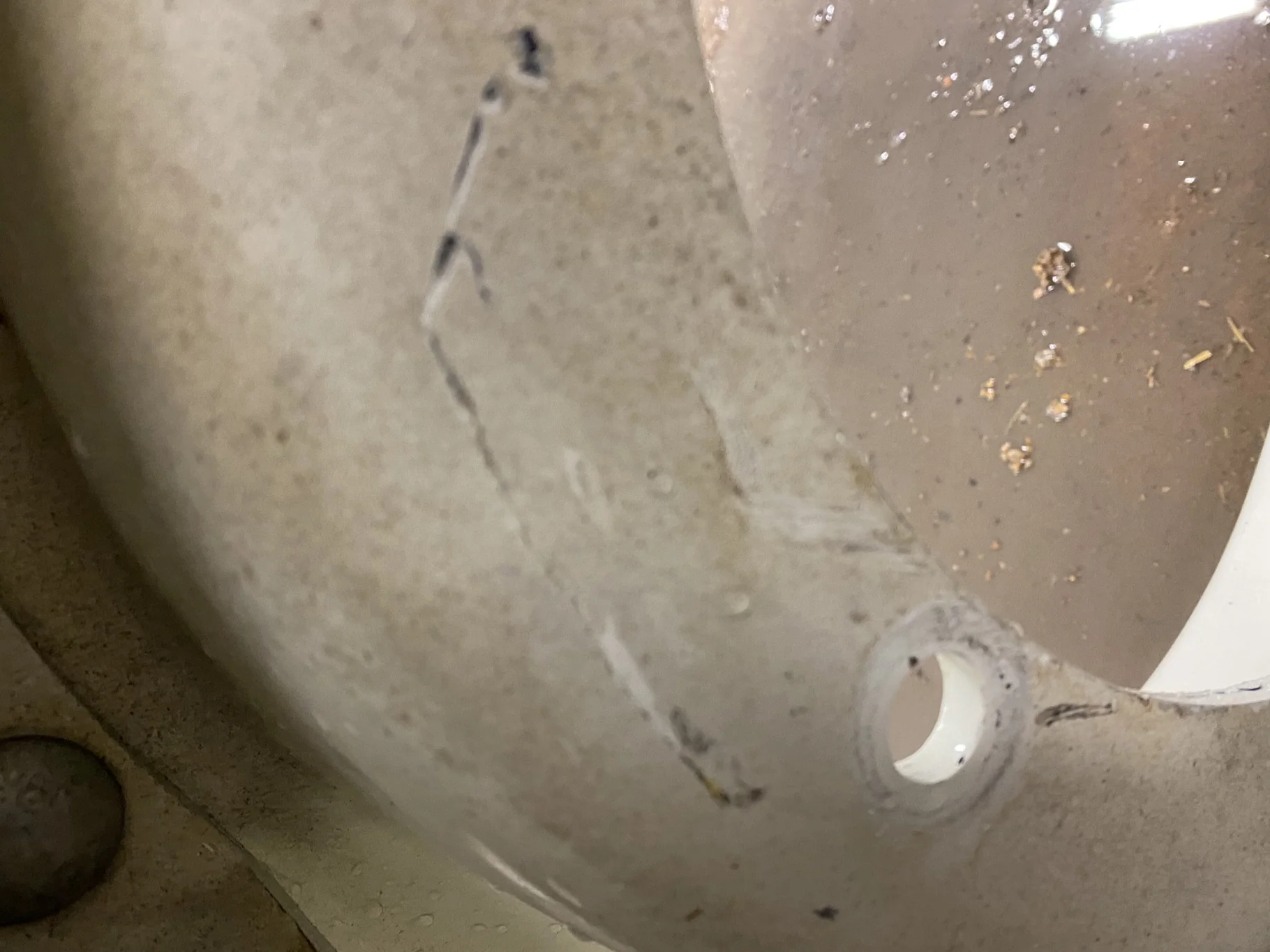 Used 10 X 24 2 Bolt NH White Waffle Wheel image 9