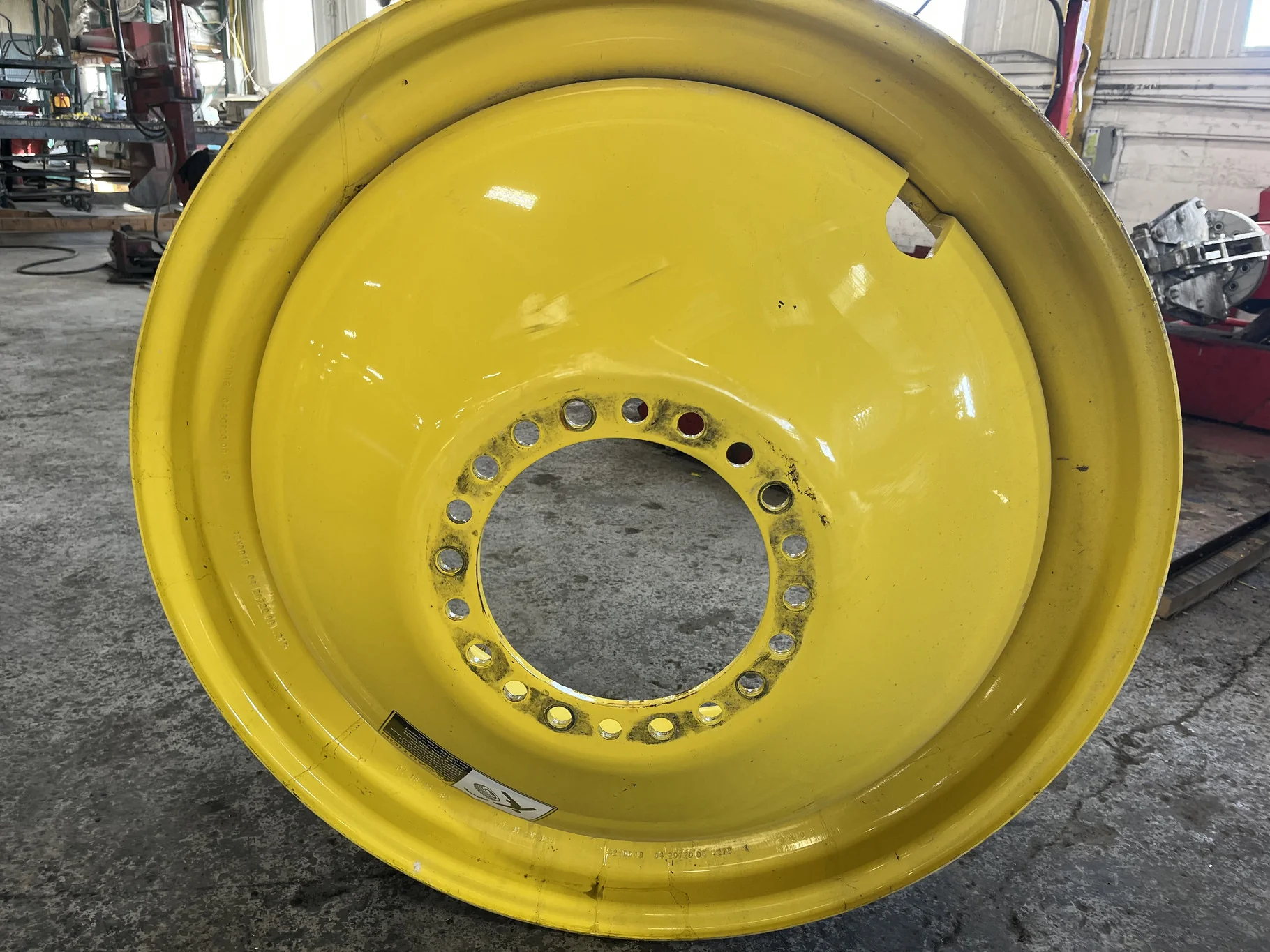 Take-Off 18 X 42 20-13.19-11.07 Dolly Dual Yellow Wheel