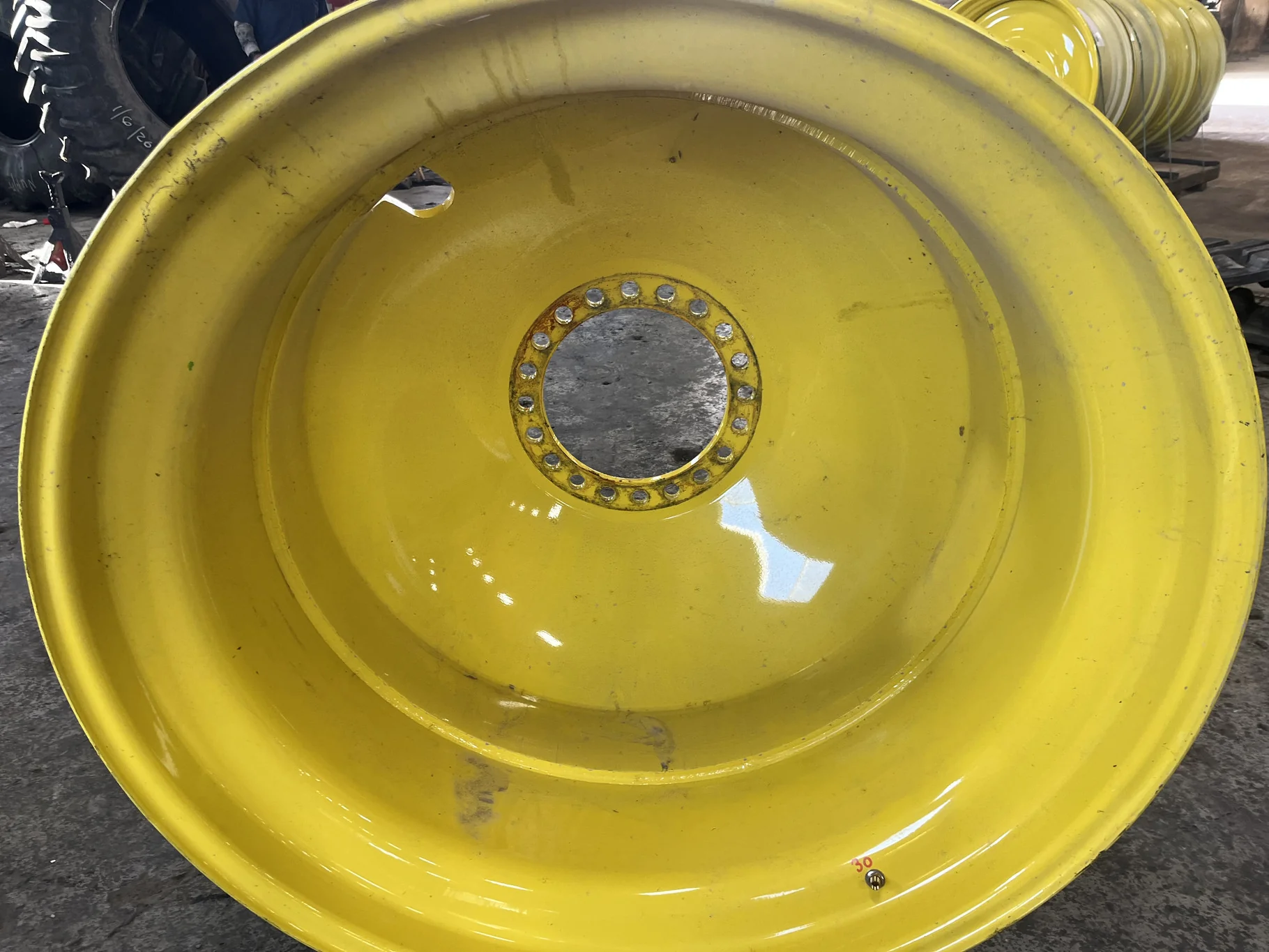 Take-Off 18 X 42 20-13.19-11.07 Dolly Dual Yellow Wheel image 2