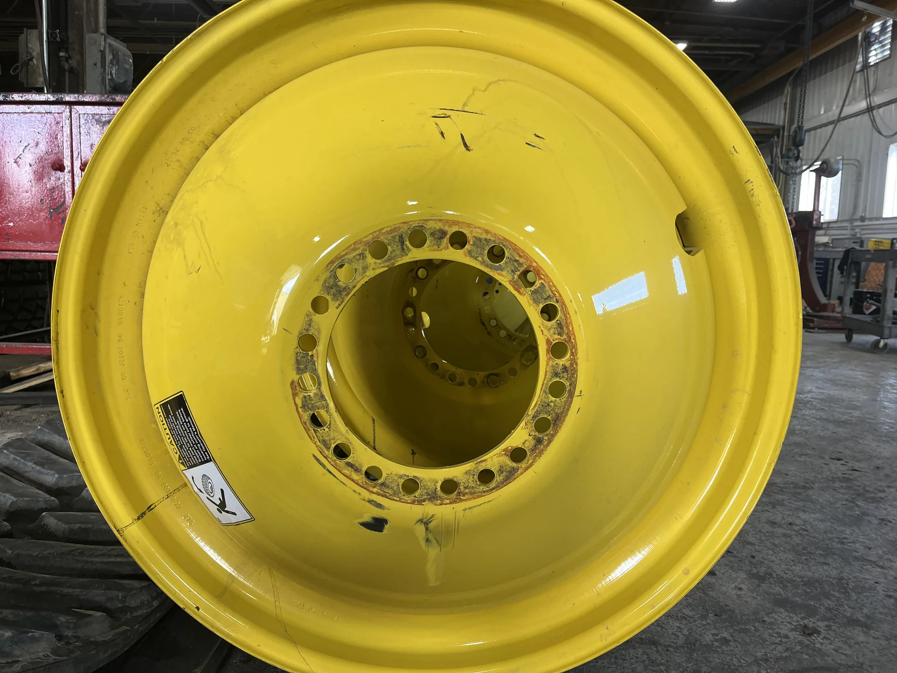 Take-Off 18 X 42 20-13.19-11.07 Dolly Dual Yellow Wheel image 2