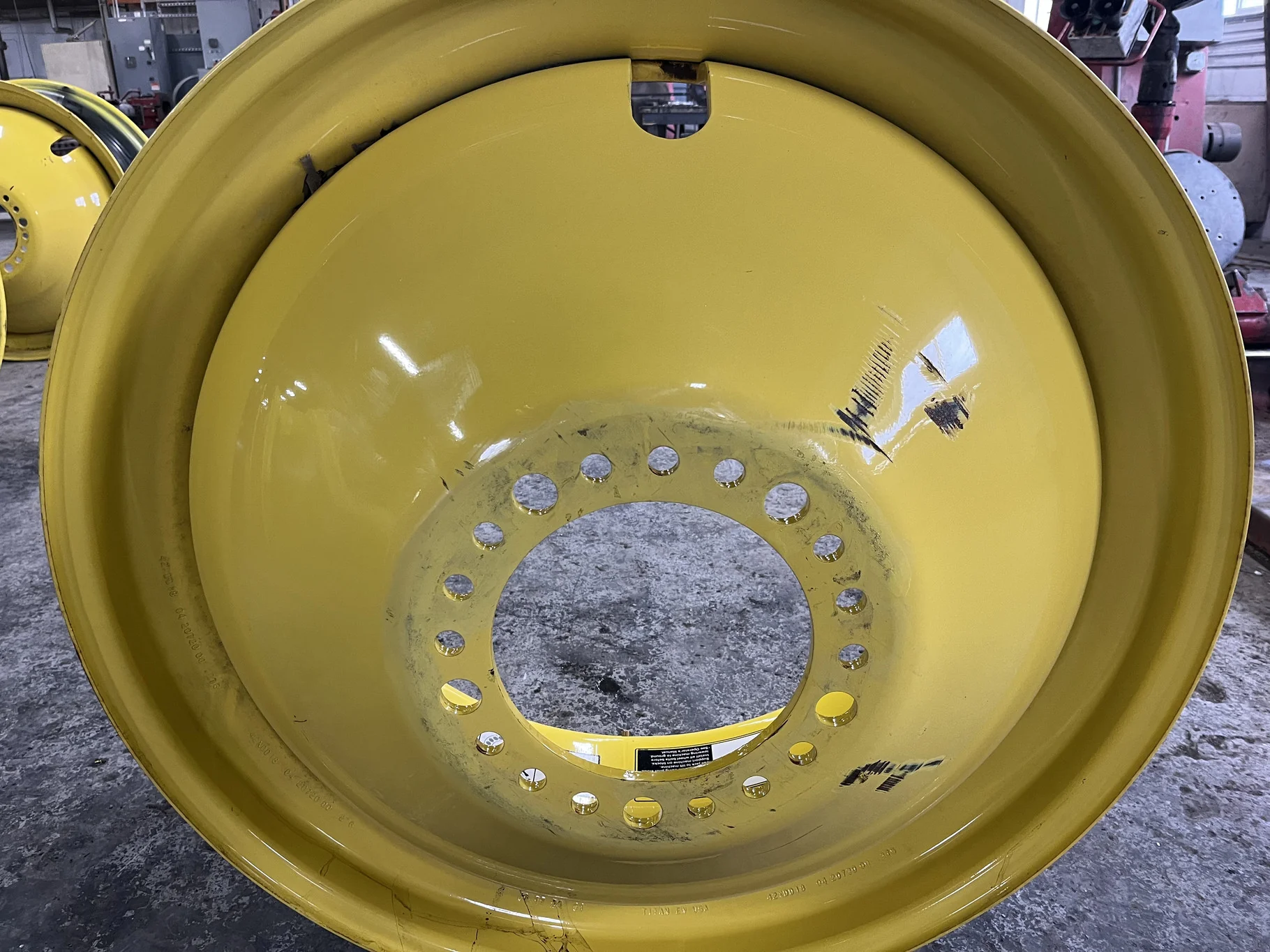 Take-Off 18 X 42 20-13.19-10.50 Dolly Dual Yellow Wheel image 3