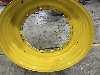 Used 16 X 46 12-32.047-30.078 Rim & Rail Yellow Wheel image 2