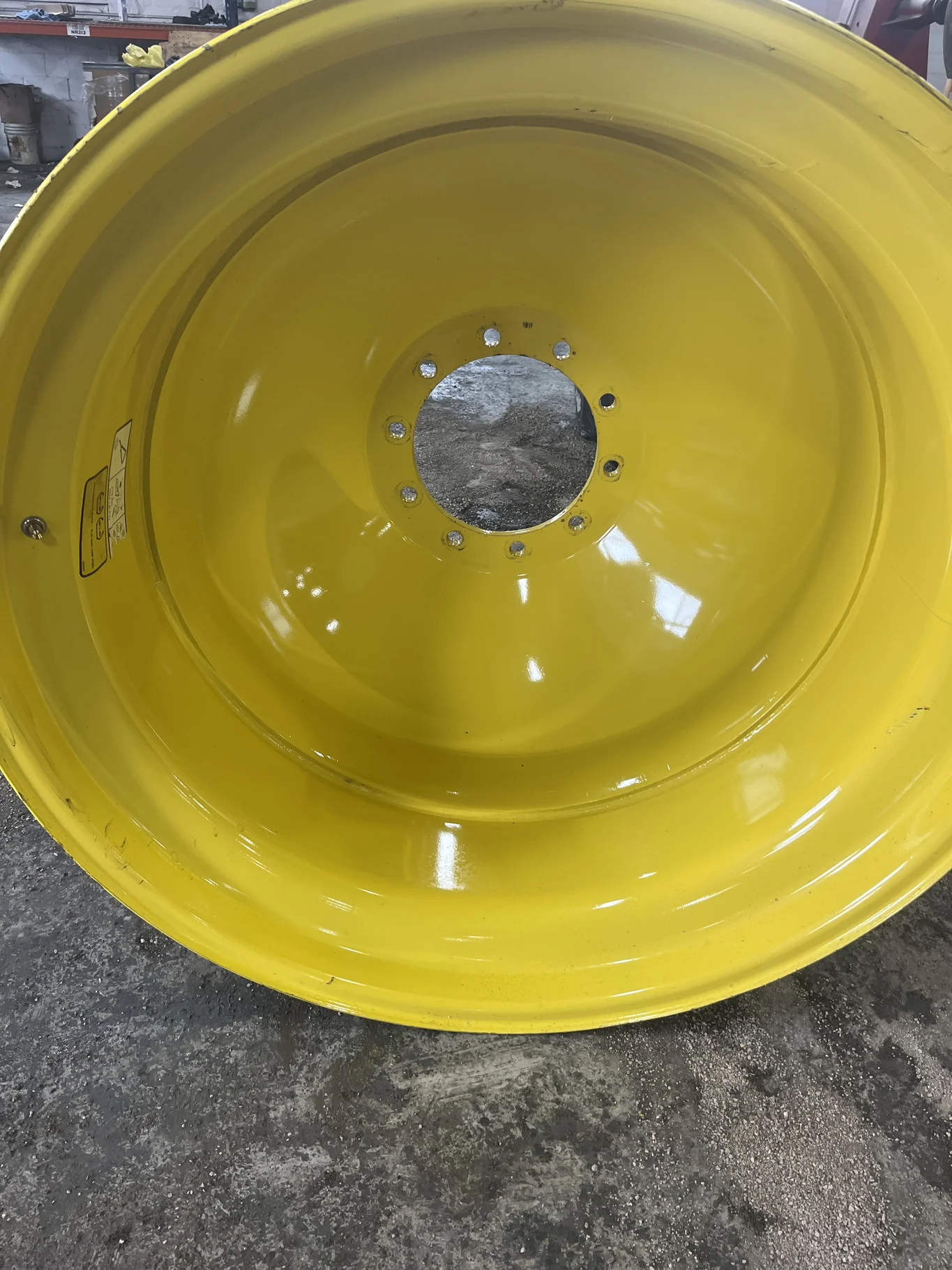 Take-Off 18 X 42 10-13.19-11.07 Dolly Dual Yellow Wheel image 2