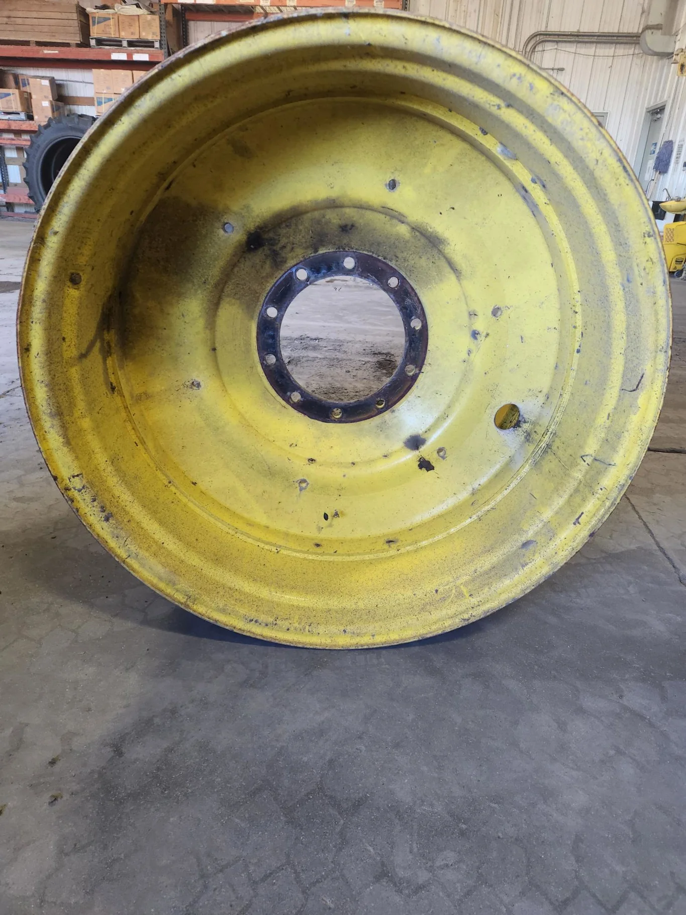 Used 27 x 38 10-13.189-11.07-0.79 Yellow Wheel image 2