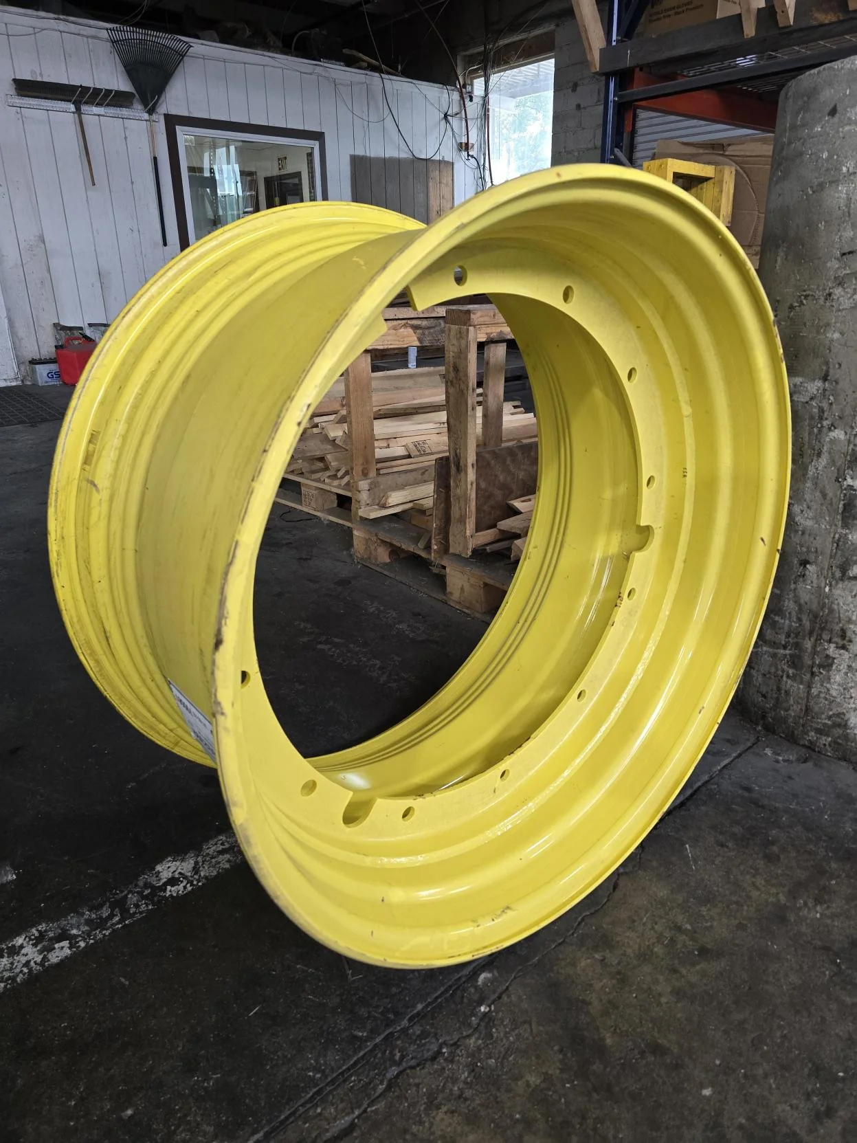 Take-Off 20 x 38 12 Bolt .937 Yellow Sprayer Wheel image 4
