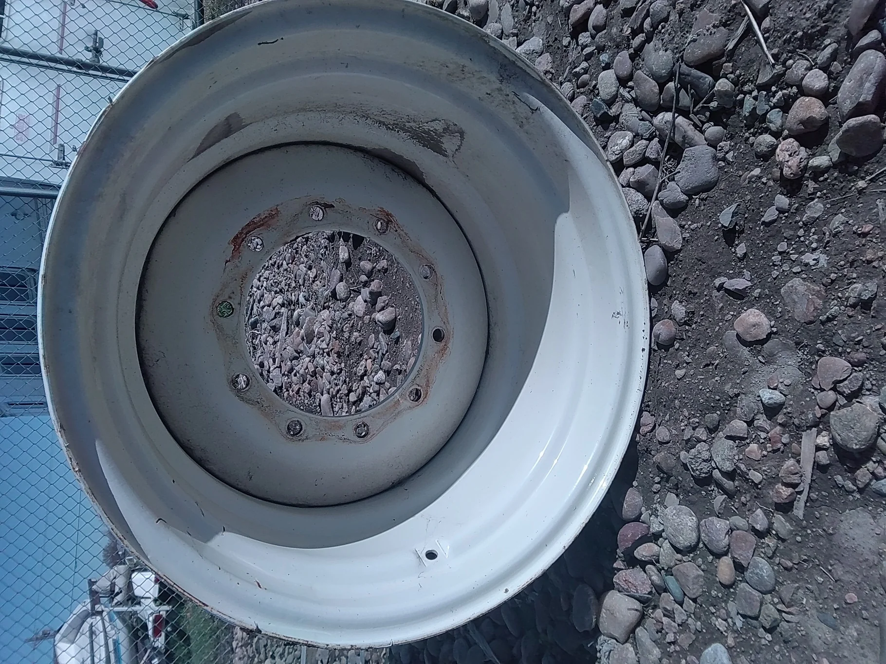 Used 20 X 26 10-13.19-11.07 NH White Swather Rim image 3