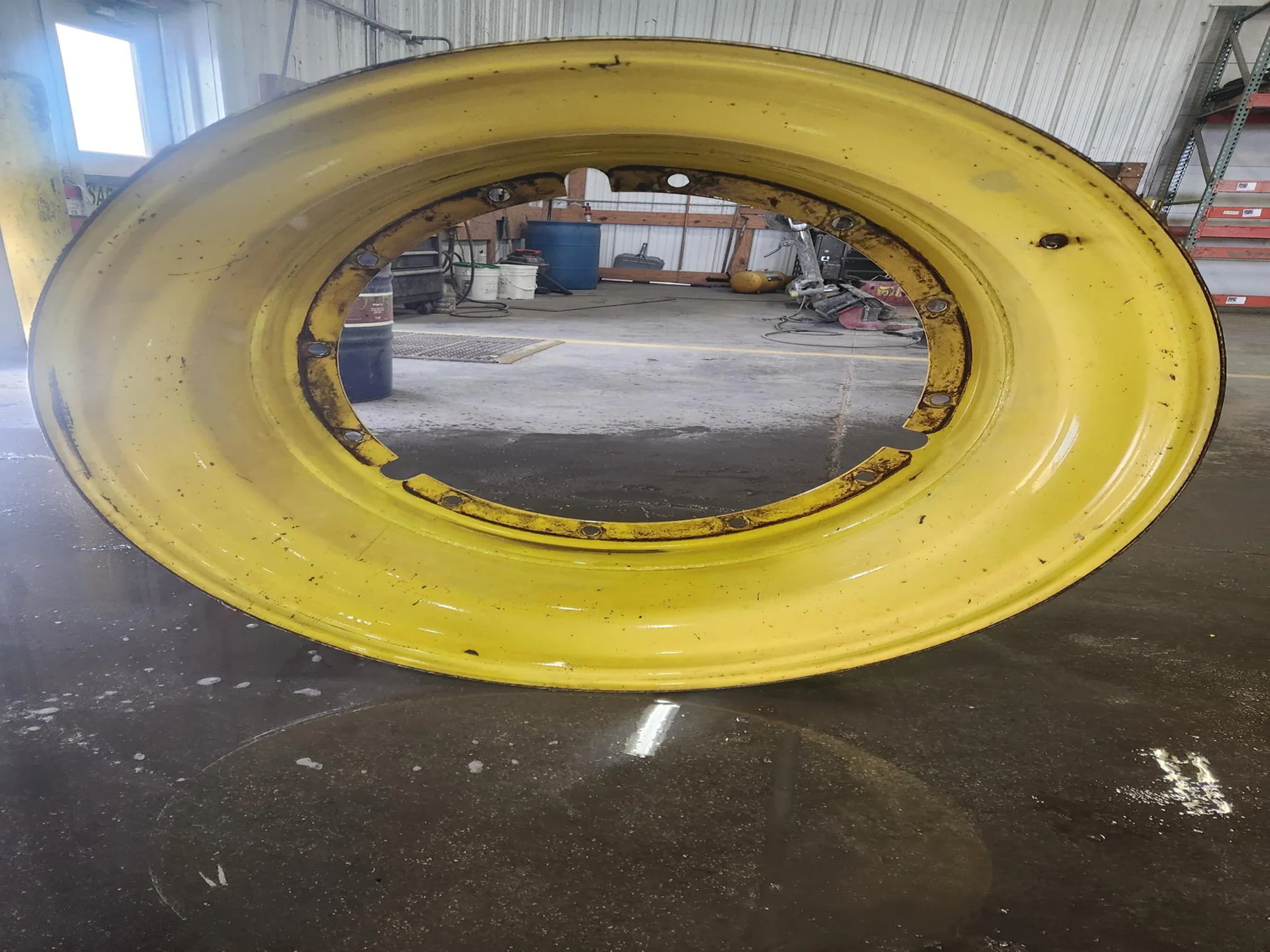 Used 18 X 42 12-32.047-3.19 JD Yellow Wheel