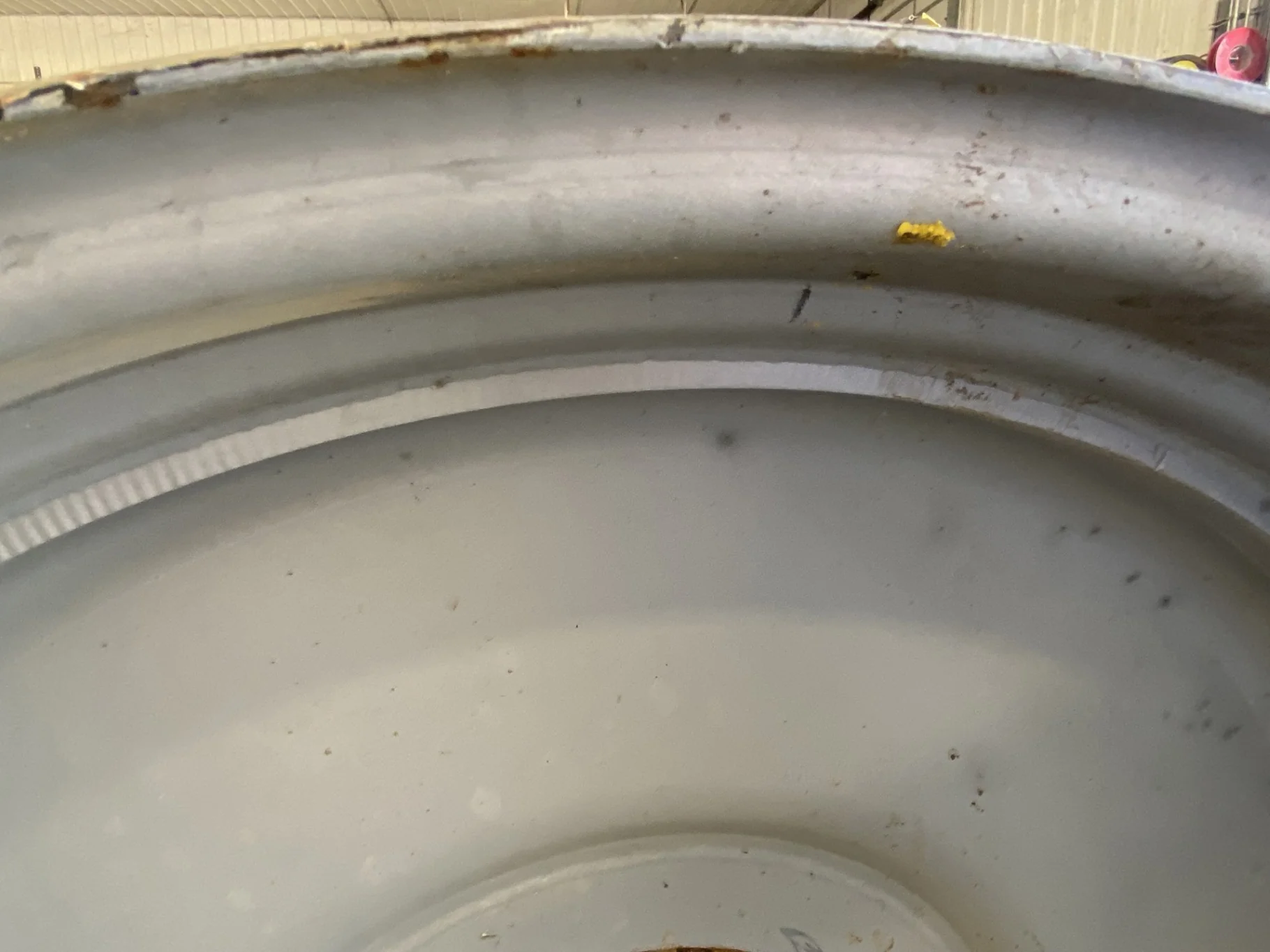Used 18 X 38 Miller Silver 8-10.625-8.625 Sprayer Wheel 1.5 Offset - Good Condition image 6