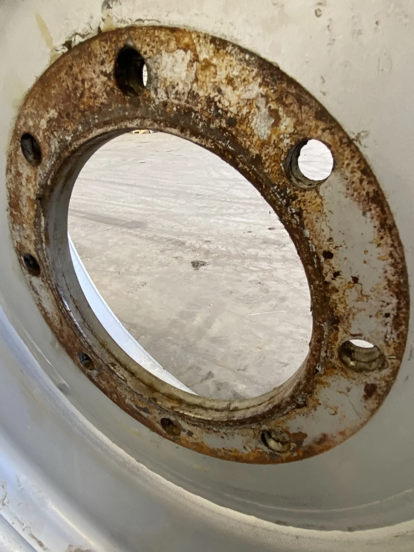 Used 18 X 38 Miller Silver 8-10.625-8.625 Sprayer Wheel 1.5 Offset - Good Condition image 7