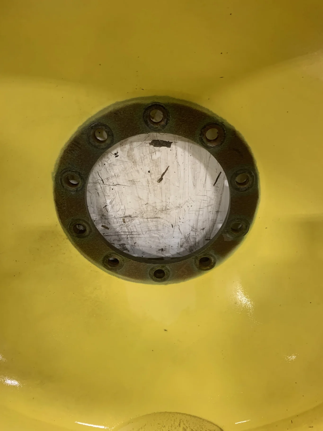 Used 18 x 42 10-13.19-11.07-14.4 Dolly Dual Yellow Wheel image 2
