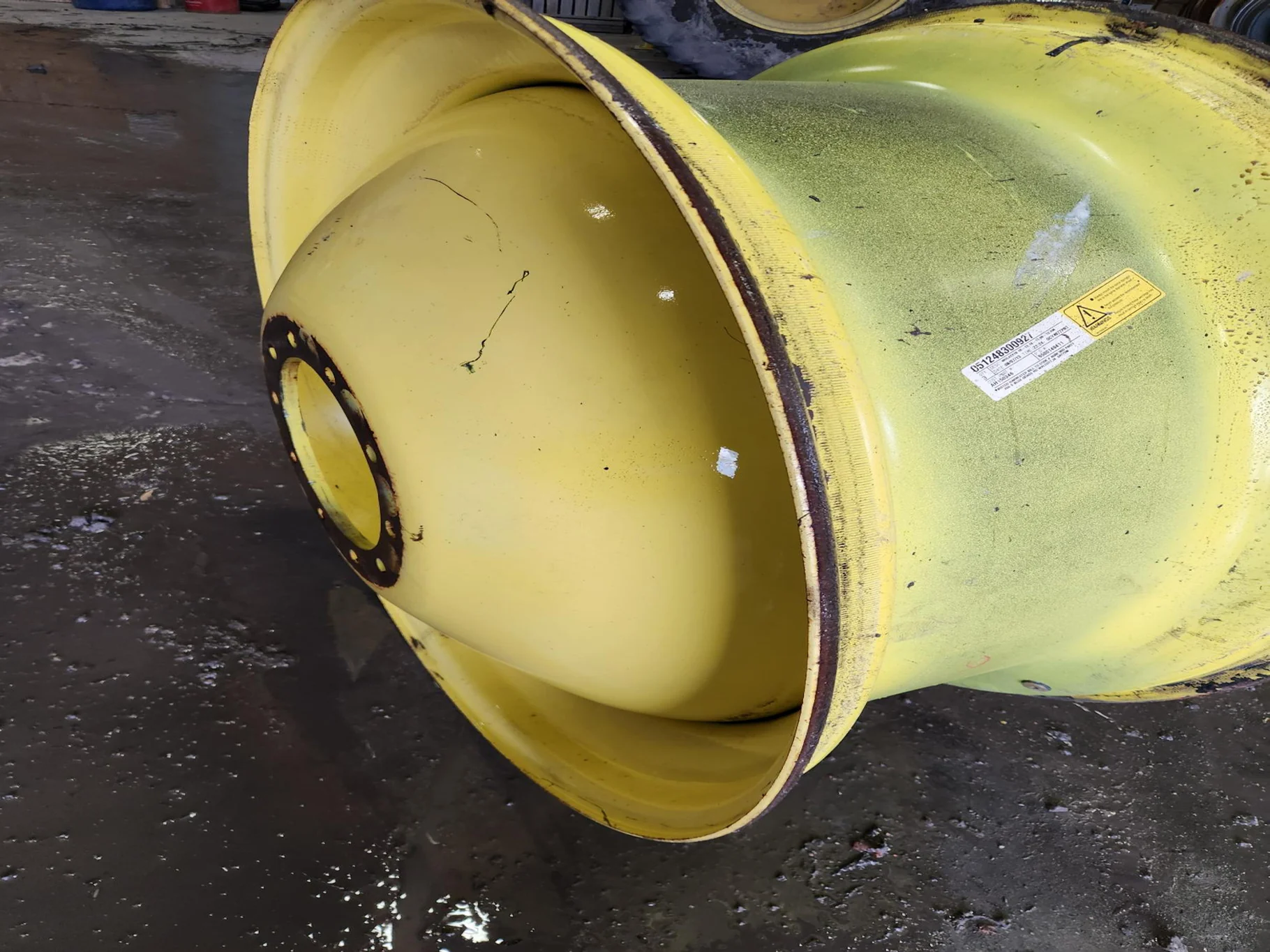 Used 18 X 42 10-13.18-11.09-12.4IN (Outside) Dolly Dual Yellow Wheel image 10