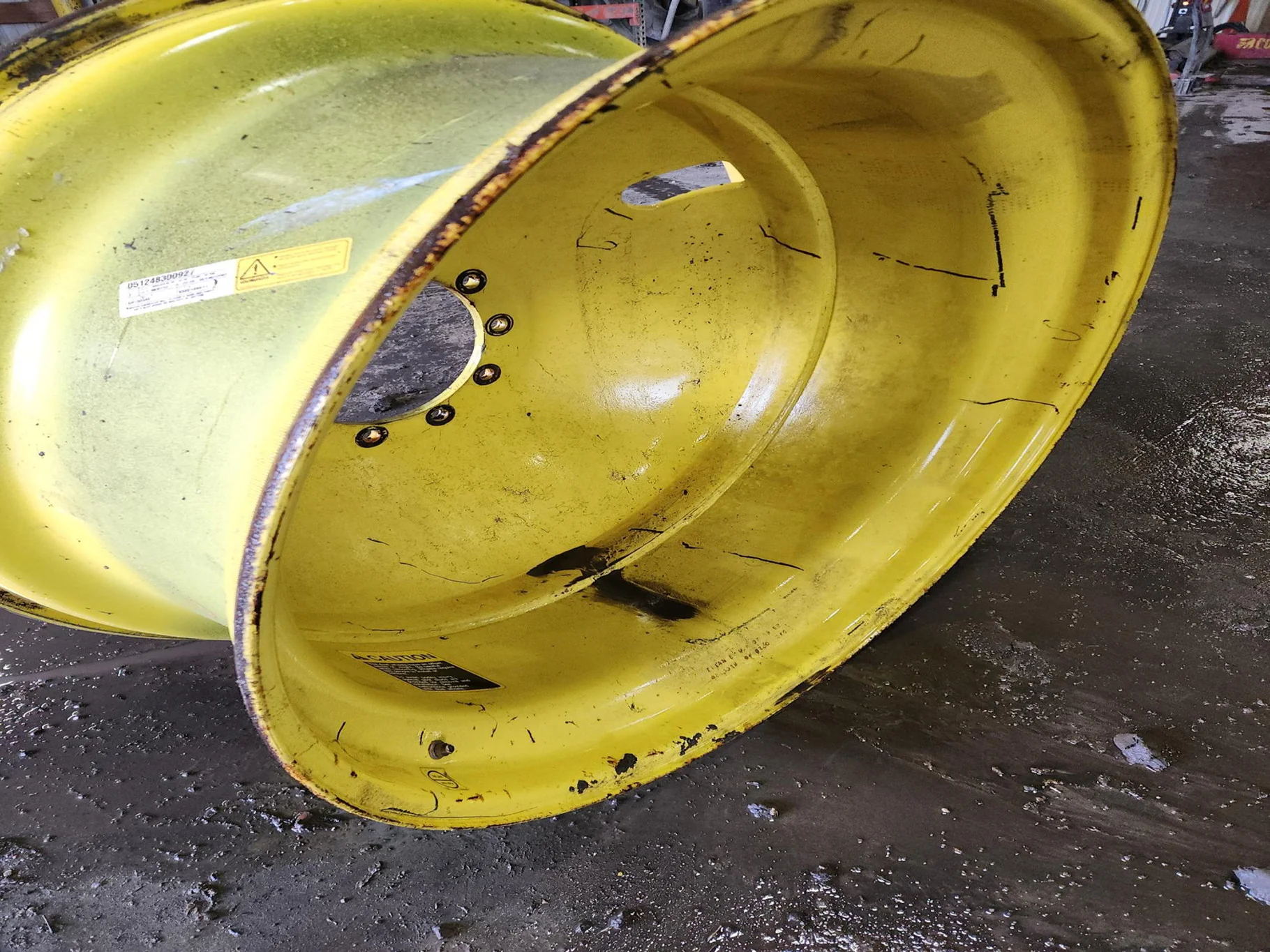 Used 18 X 42 10-13.18-11.09-12.4IN (Outside) Dolly Dual Yellow Wheel image 9