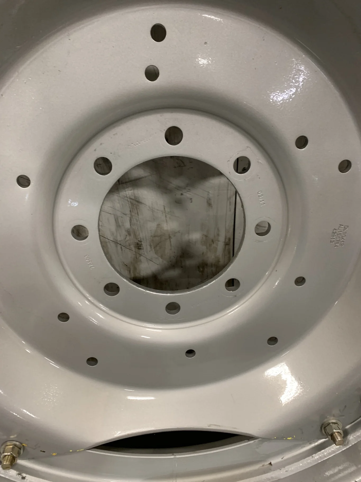 Used 12 X 38 Case IH Silver 4/2 Rail/Disc 8-10.82-8.78 Paint scratches image 2
