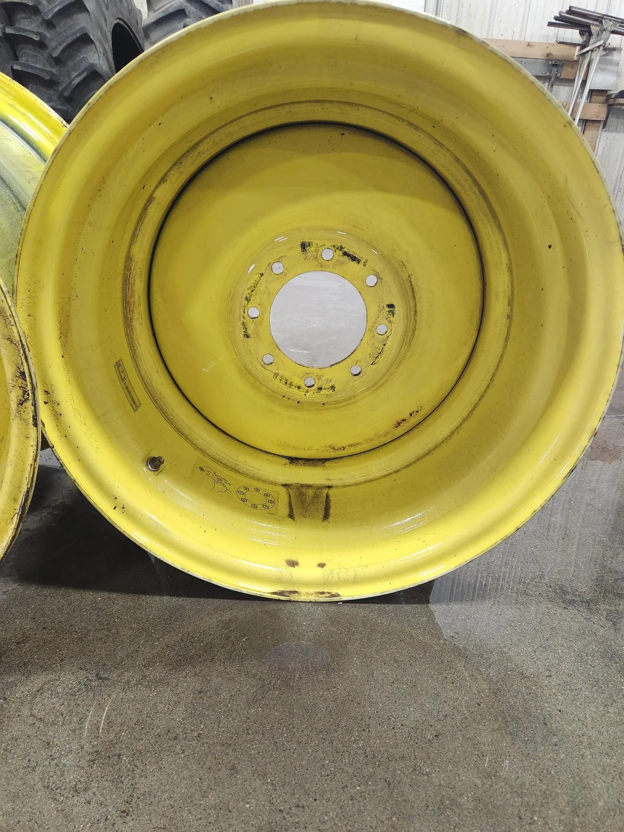 Take-Off 20 x 26 8-8-6 Yellow Combine Wheel image 3