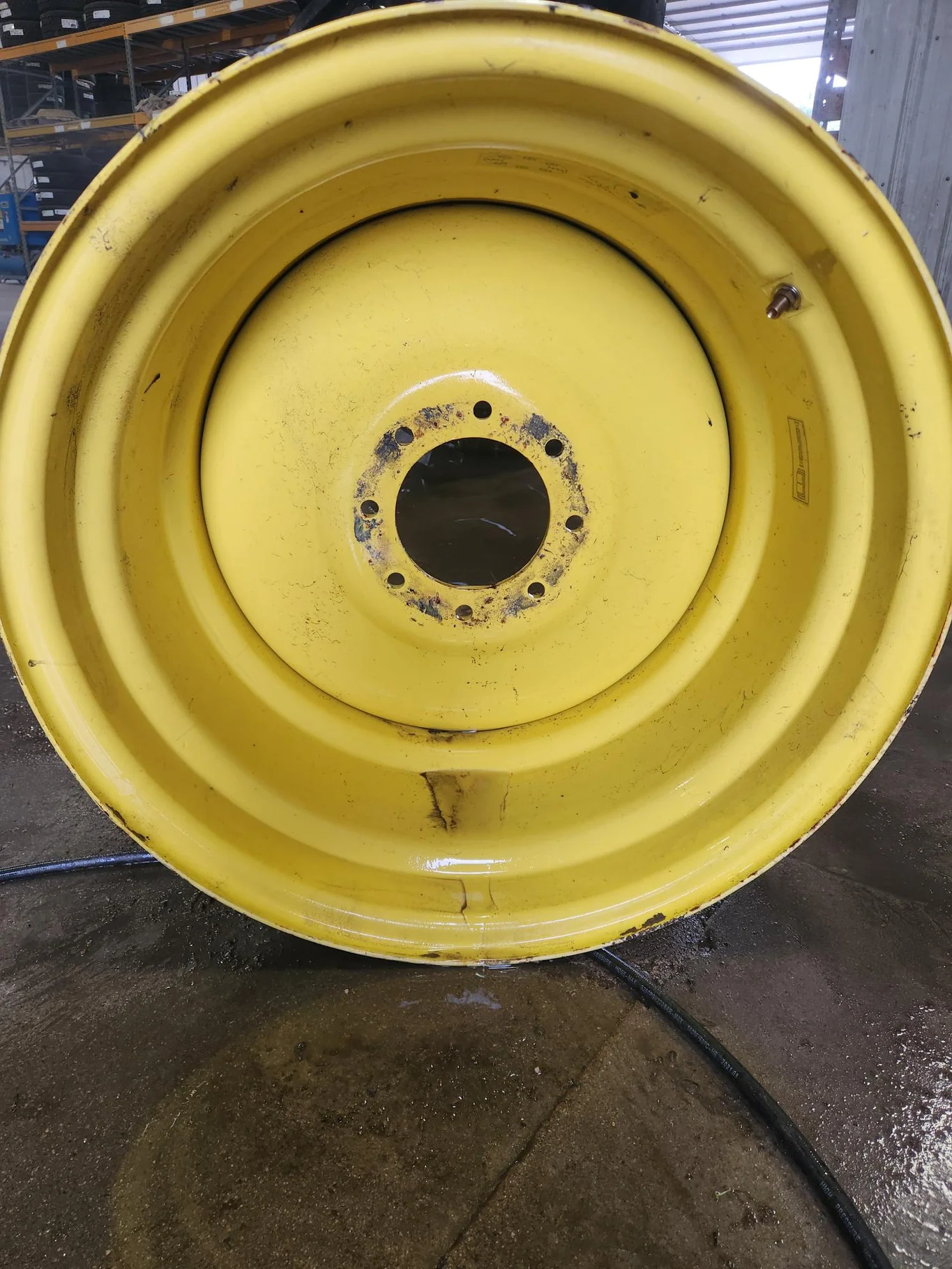 Take-Off 20 x 26 8-8-6 Yellow Combine Wheel image 7