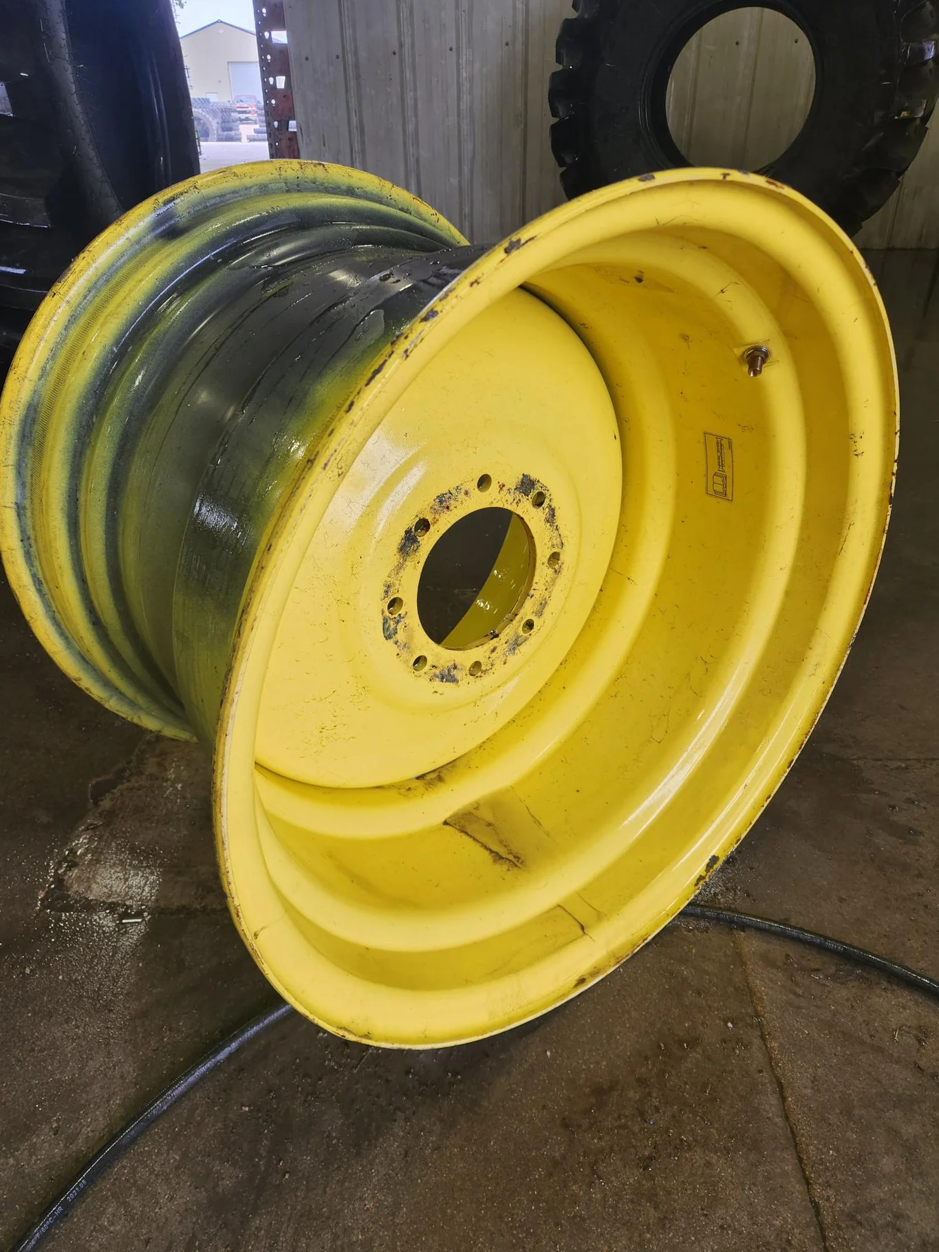 Take-Off 20 x 26 8-8-6 Yellow Combine Wheel image 8
