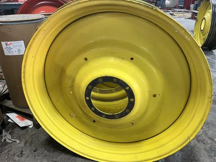 Used 15 X 50 10 Bolt .906 Dual Yellow Wheel image 2