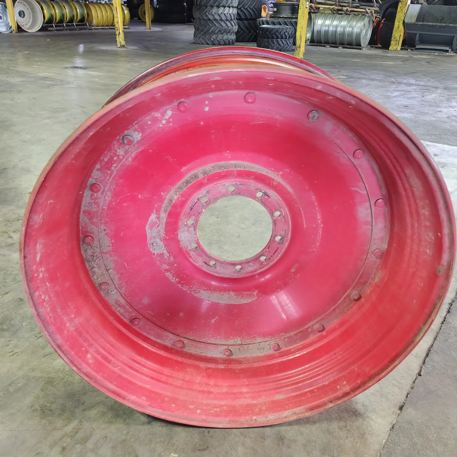 Used 16 X 46 10-13-8.82 Dual Fendt Red Wheel image 3
