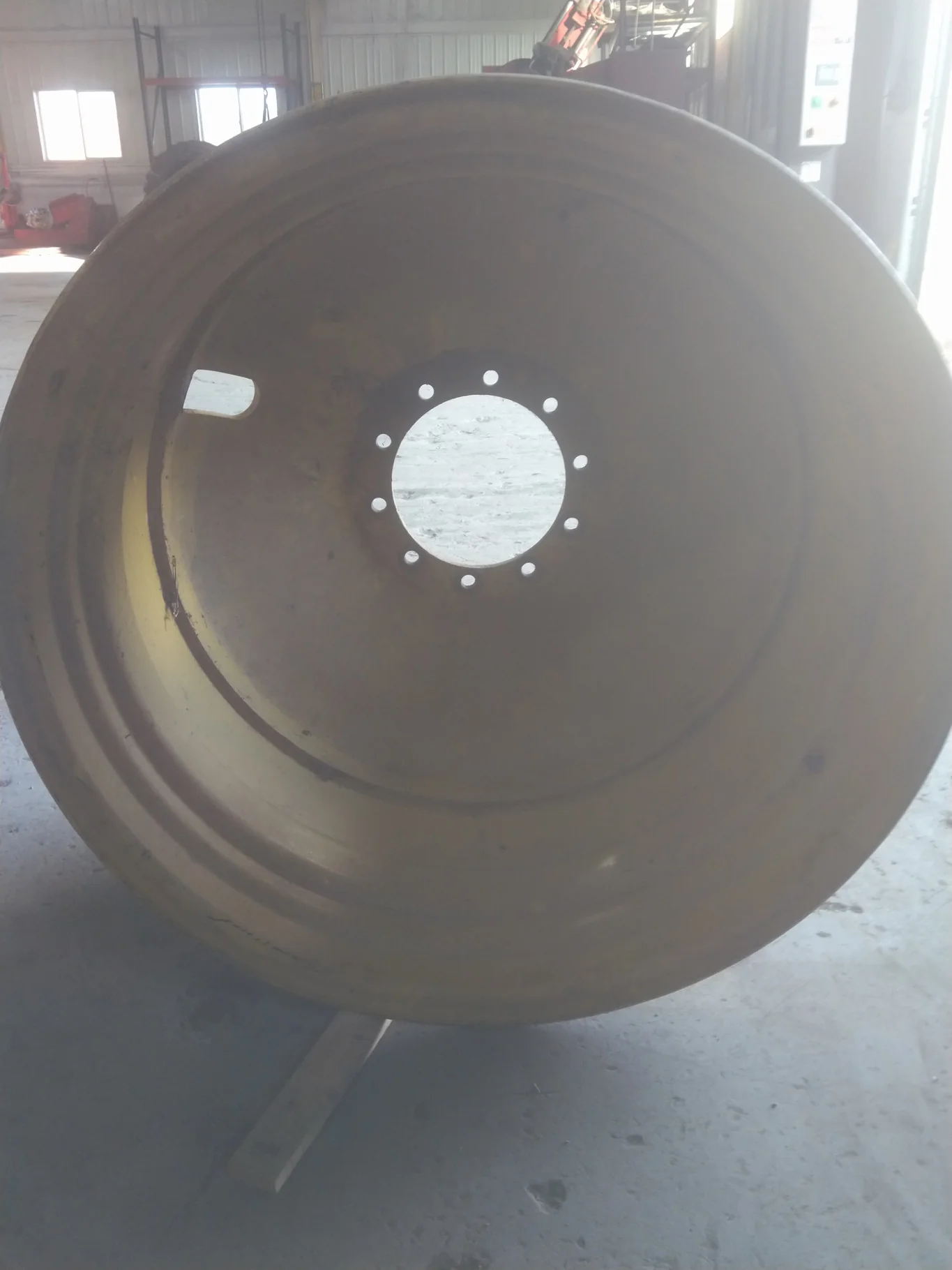 Used 23 x 38 10-13.19-11.07 Titan John Deere Dolly Dual Mild Rust Paint Is fair image 2