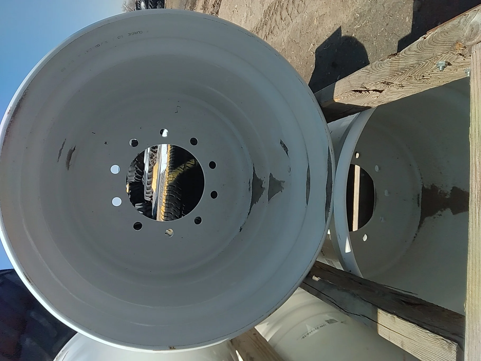 Used 24 X 22.5 10-10-11.25 GW 10 Hole Formed Plate Wheel () image 5