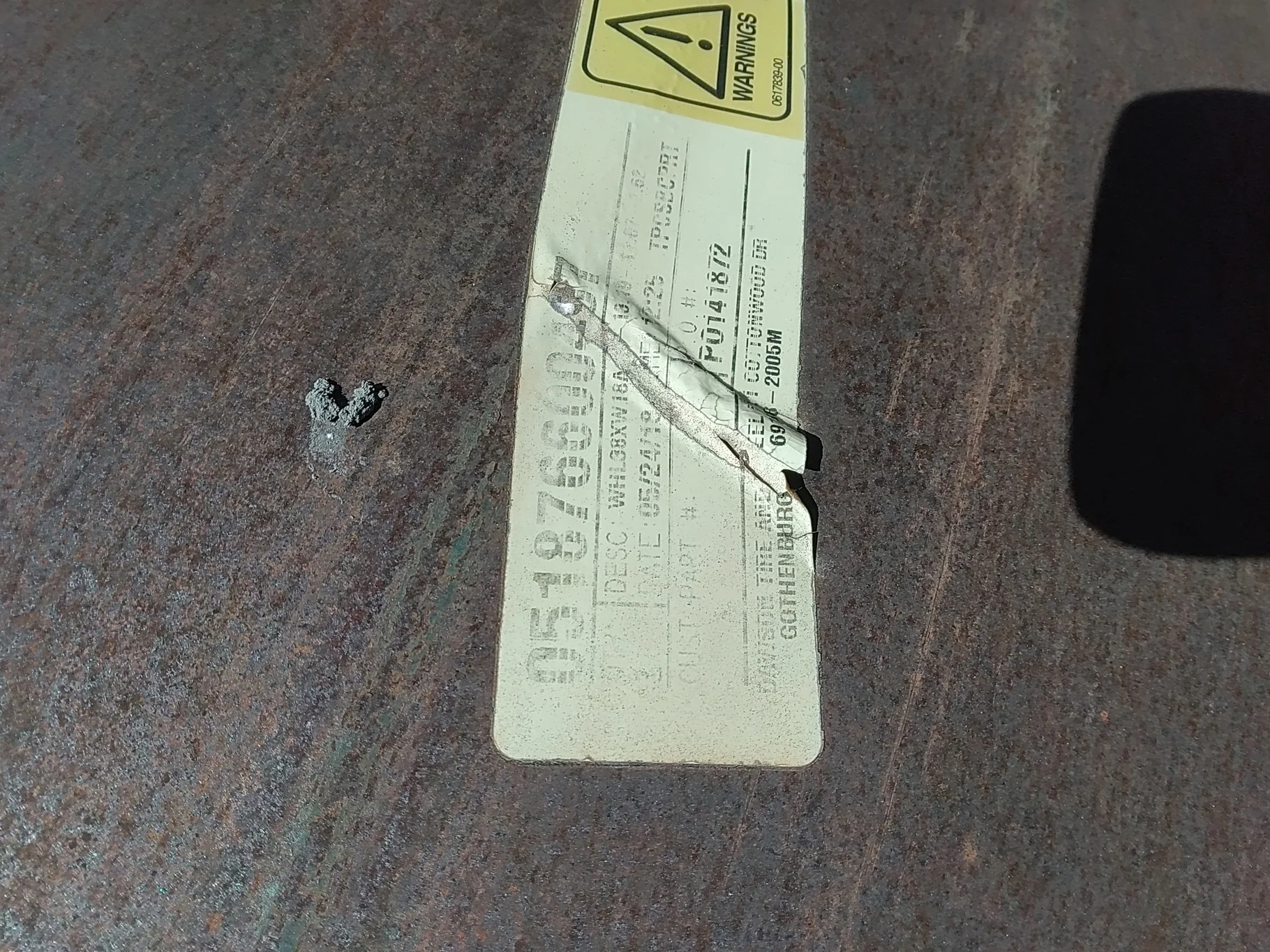 Used 18 X 38 10 Bolt CIH Scratches rust