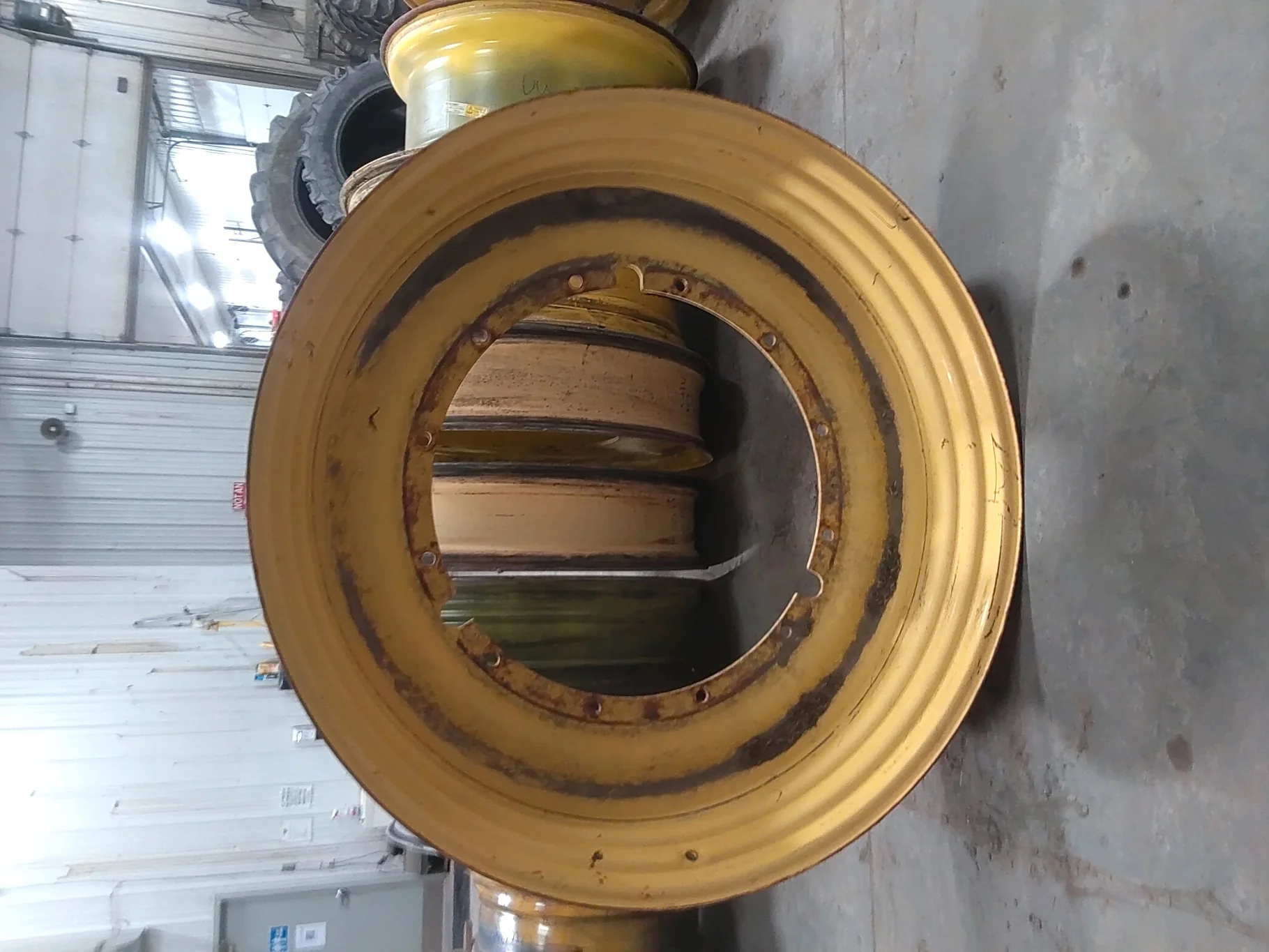 Used 12 x 50 12-32.047-30.078 Yellow Wheel image 2