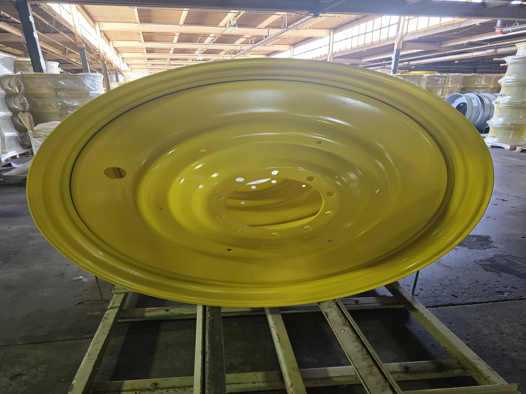 15 X 50 10-13-11 Dual JD Ag Yellow Wheel Reconditioned