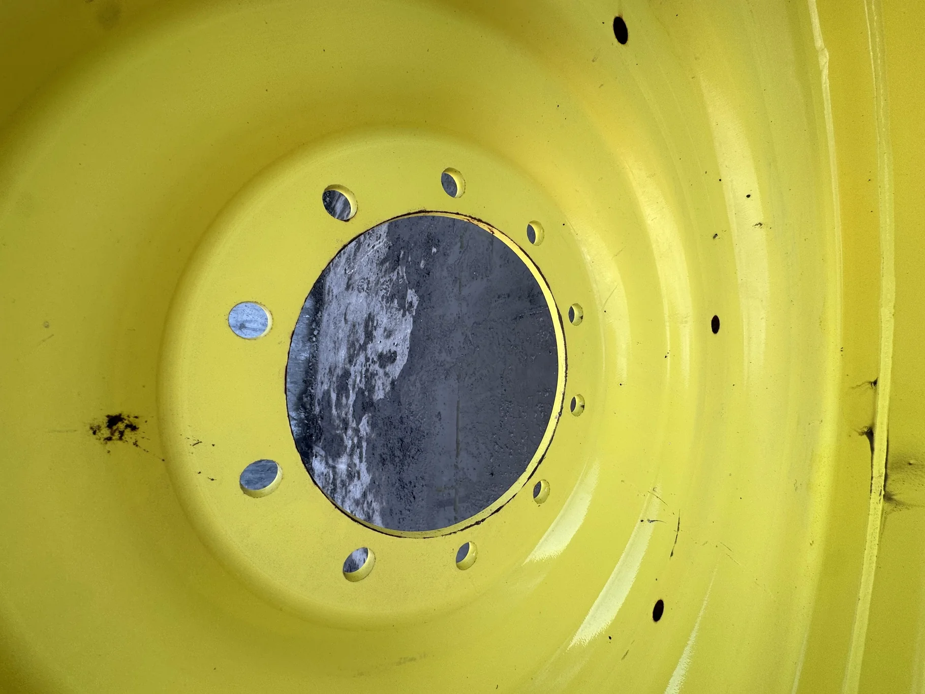 Used 15 X 50 JD yellow 10 Bolt Dual Wheel 10-13-11 ( Rust Spots; Scratches) image 2