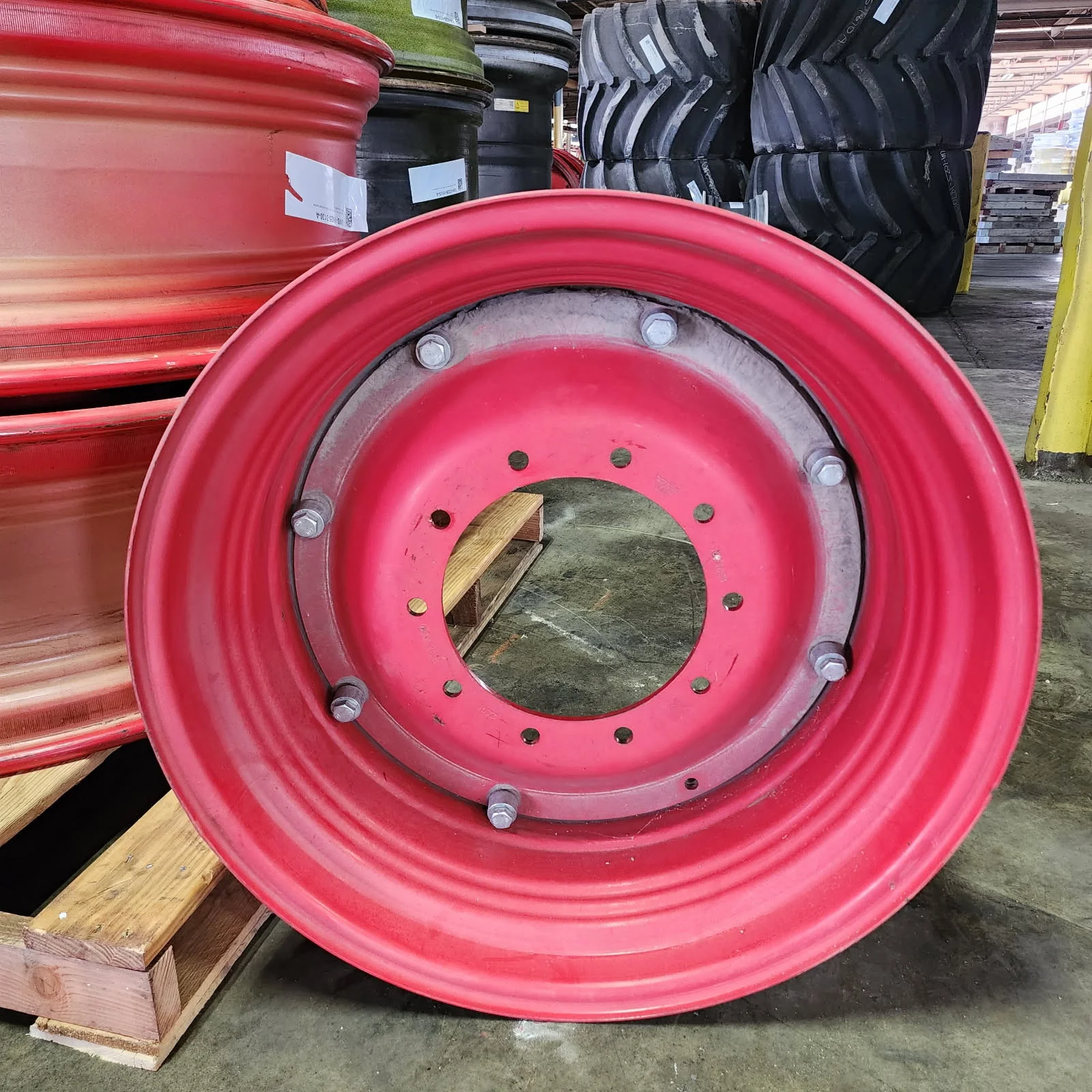 Take-Off 13 x 30 10-13.19-11.07 Fendt Red Rail Wheel & Disc image 3