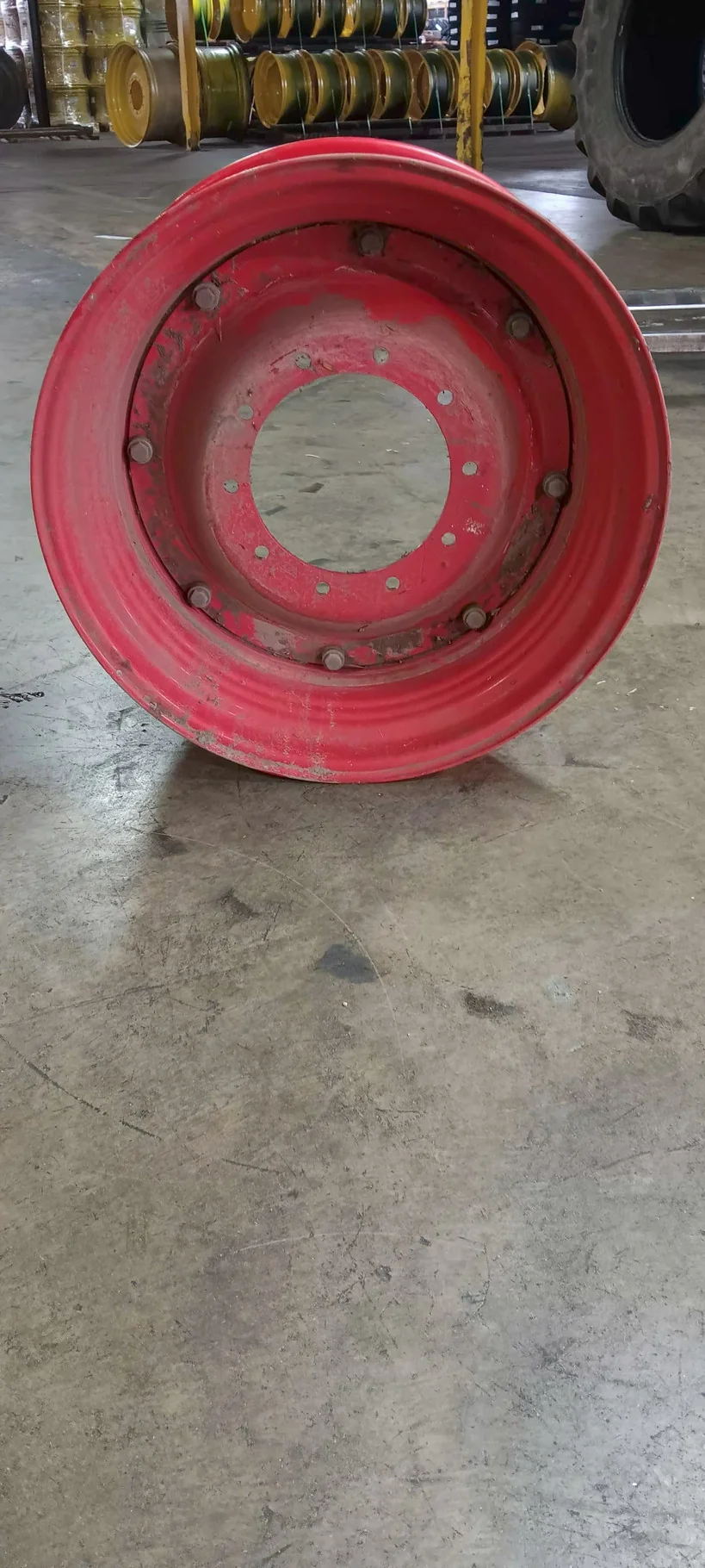 Take-Off 13 x 30 10-13.19-11.07 Fendt Red Rail Wheel & Disc image 5