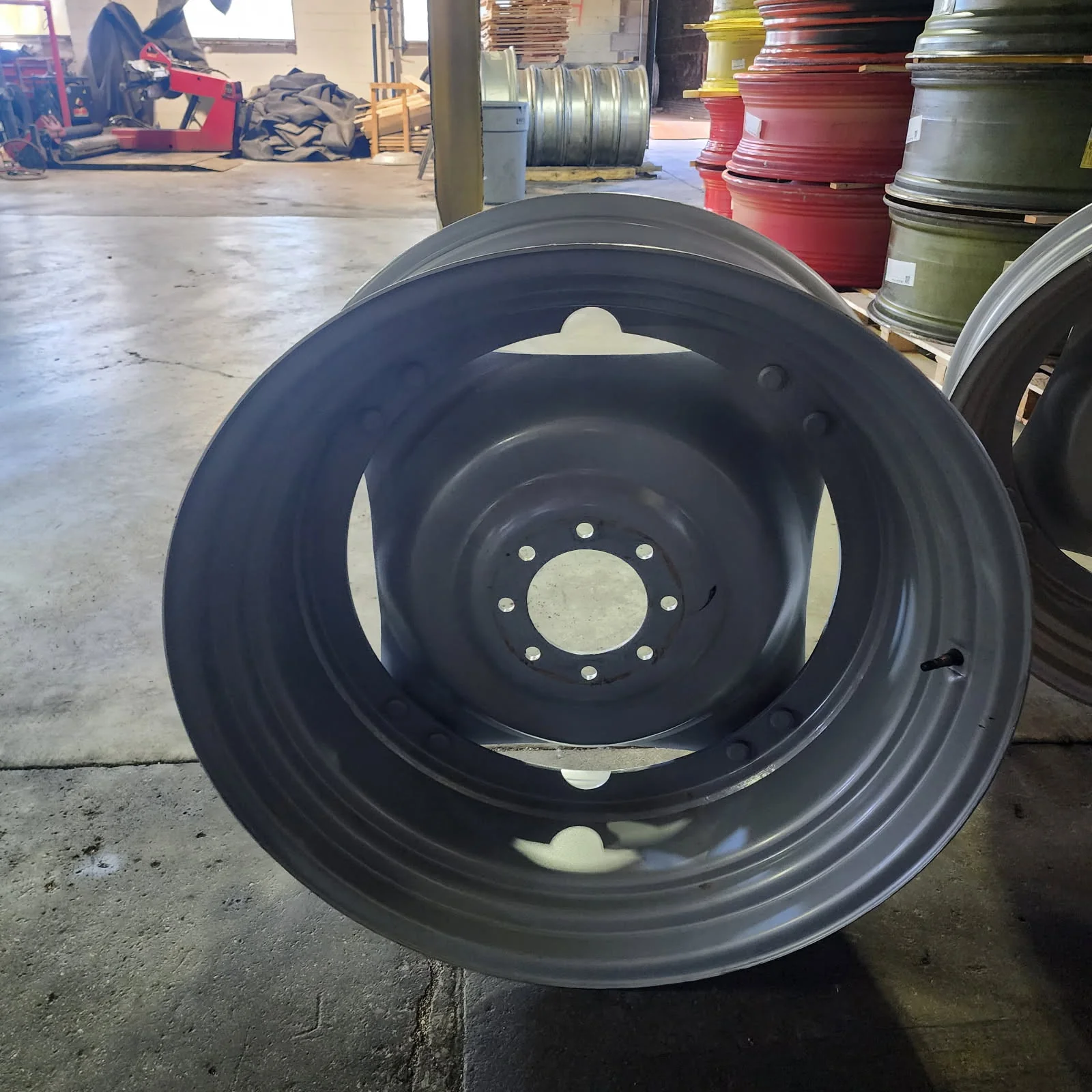 Take-Off 15 X 34 8-8-6 12"BS Pronar 4/2 Rail Silver Wheel w/ Disc image 2