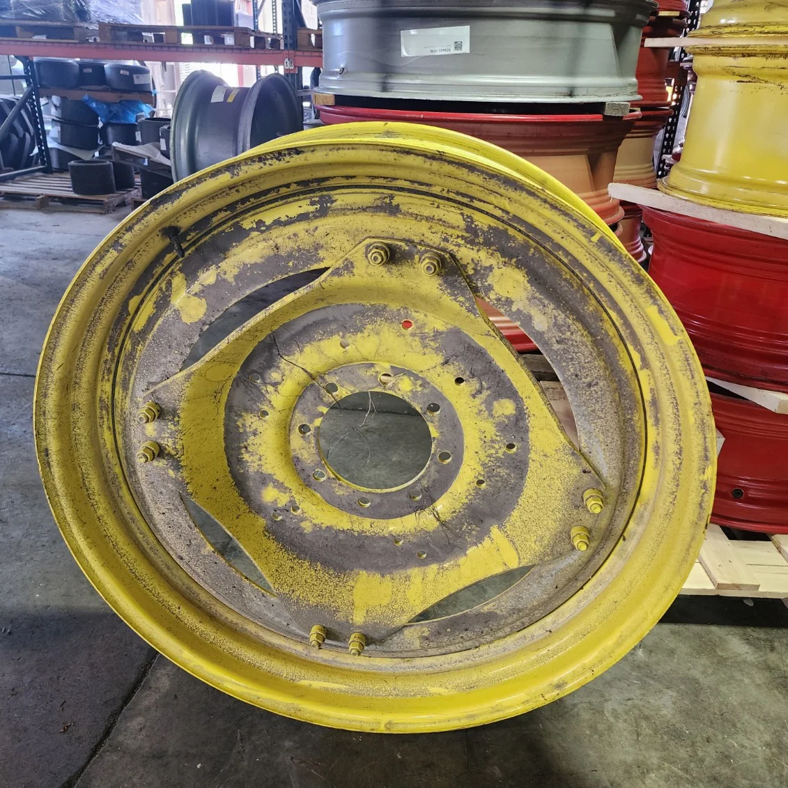 Take-Off 10 X 42 8-10.82-8.78 Yellow Wheel w/ Disc image 2